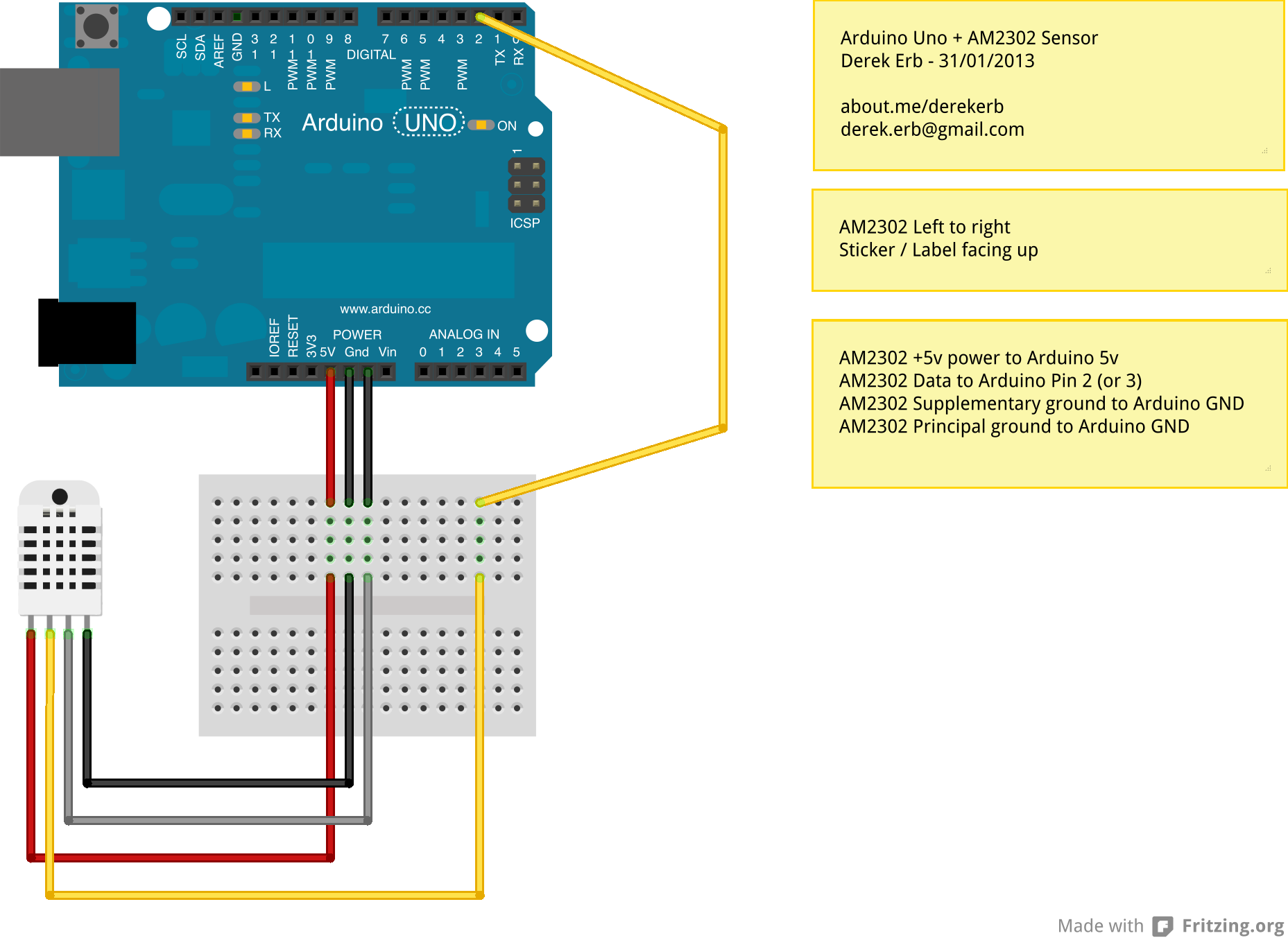 DHT22 high precision temp and humidity sensor | Hobbyist.co.nz
