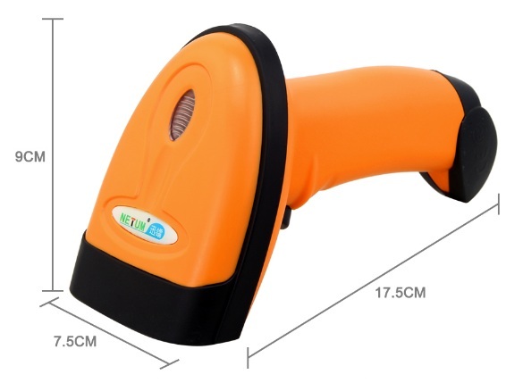 NT-1228 Wired 2D QR Barcode Scanner -  Dimensions