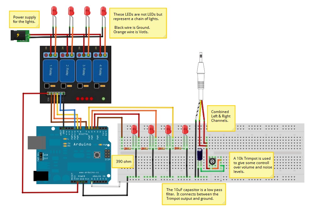 Led Dancing Light Circuit Diagram